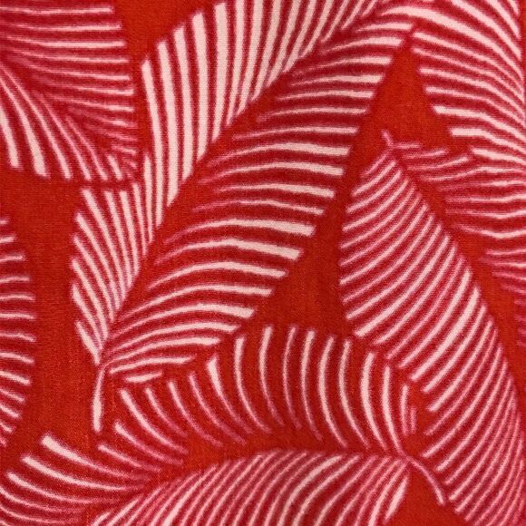 Open shoulder leaf print dress - Picture 3 of 9